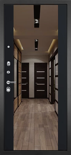 Гранит C7 - 074 Зеркало макси тонированное черная 16мм — внутренняя панель